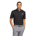 Mens Two Colour Stripe Primegreen Golf Polo Shirt black-grey-hi5180